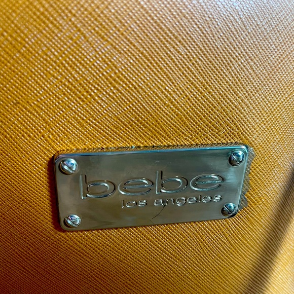 Bebe mustard color handbag, EUC - Picture 3 of 6
